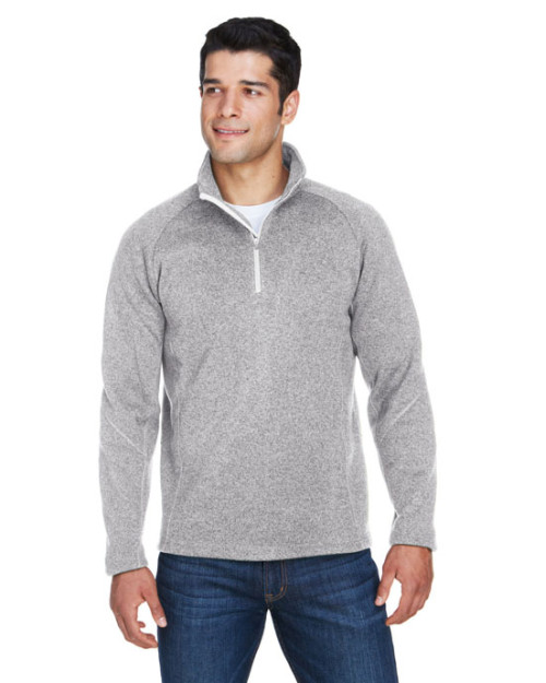 Chandail pour adulte Bristol en molleton tricot chandail avec glissière mi-hauteur de Devon & Jones